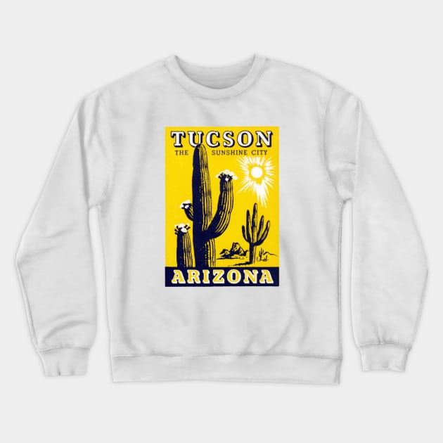 1940s Tucson Arizona Crewneck Sweatshirt by historicimage